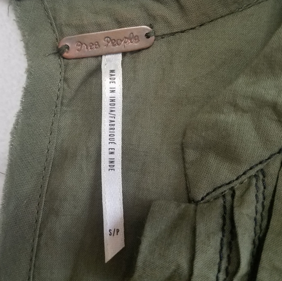 Free People Strike It Open Back Tank Green - Picture 6 of 11